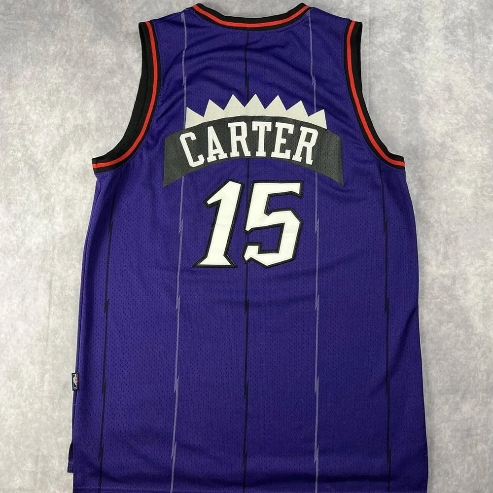 [224] Vintage Nike XXL Toronto Raptors Vince Carter 15 Stitched - Picture 2 of 5